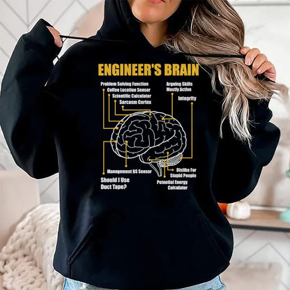 Best Mechanic Life Shirt, Funny Mechanic UnisexT-Shirt/Hoodie/Sweatshirt HLT00 - Engineer's Brain - Funny Sarcastic Engineering Gift Short Sleeve T-Shirt