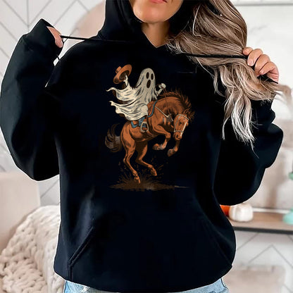 Best Horse Lover Shirt , Funny Horse UnisexT-Shirt/Hoodie/Sweatshirt HLT00 - Halloween Western Cowboy Ghost Rodeo Horse Country T-Shirt