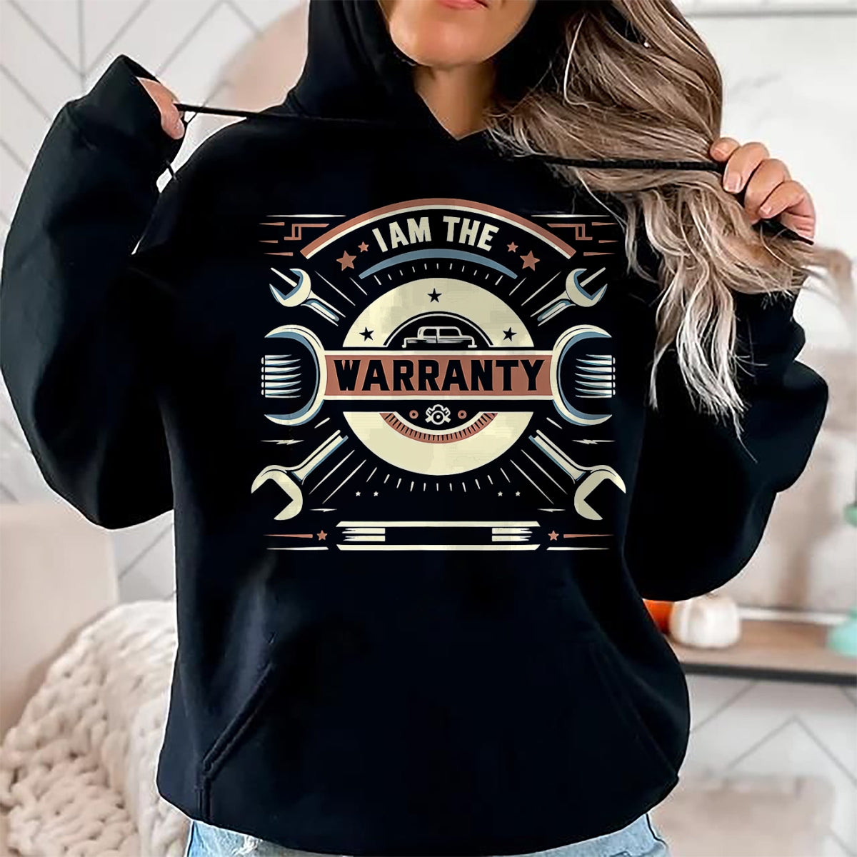 Best Mechanic Life Shirt, Funny Mechanic UnisexT-Shirt/Hoodie/Sweatshirt HLT00 - I Am The Warranty _ - T-Shirt