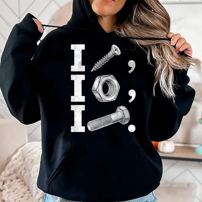 Best Mechanic Life Shirt, Funny Mechanic UnisexT-Shirt/Hoodie/Sweatshirt HLT00 - I Screw I Nut I Bolt Funny Handyman Mechanic Tool Humor Joke T-Shirt