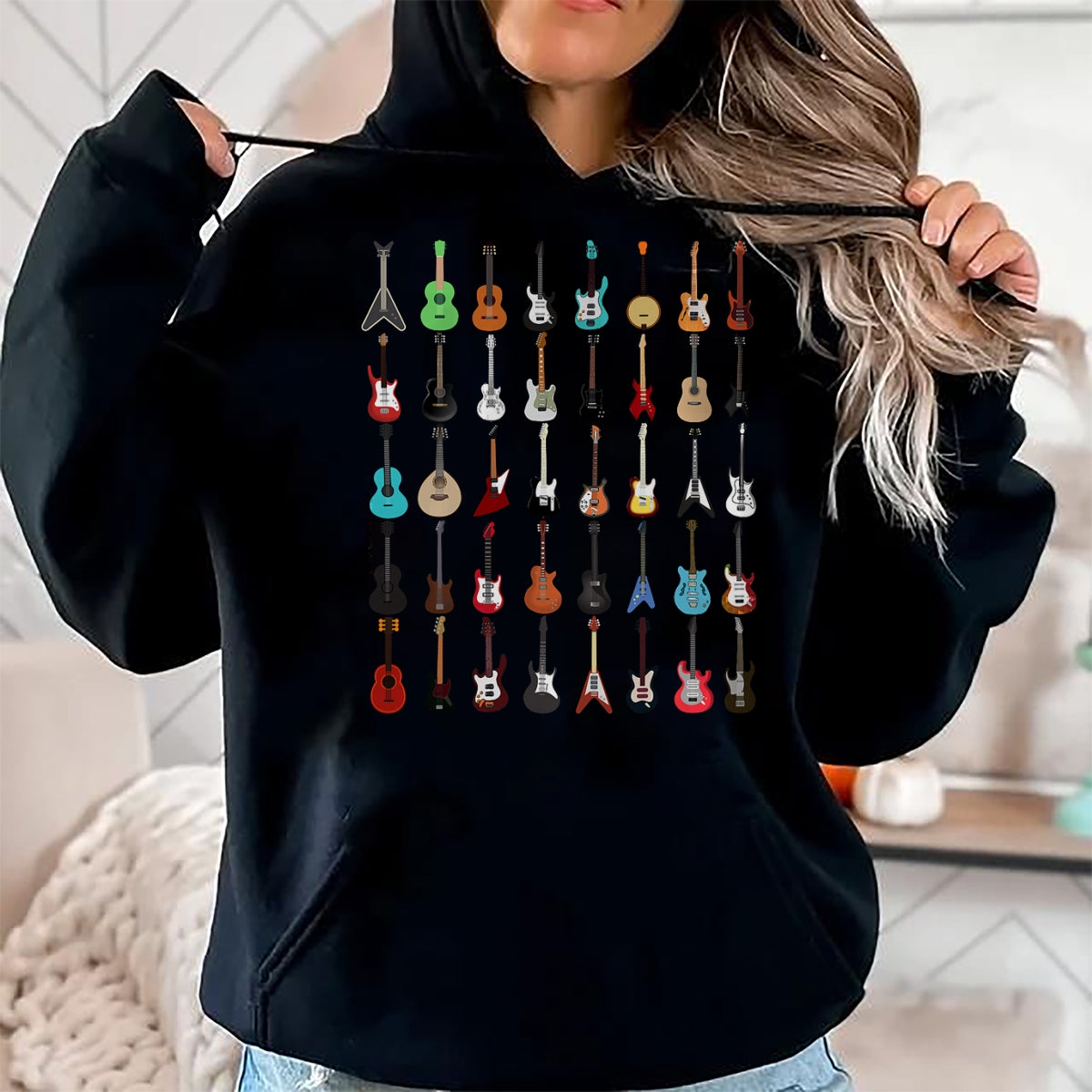 Guitar Lover Shirt, Funny Guitar UnisexT-Shirt/Hoodie/Sweatshirt HLT00 - Guitar Musical Instrument T Shirt (Rock N Roll Tee) T-Shirt