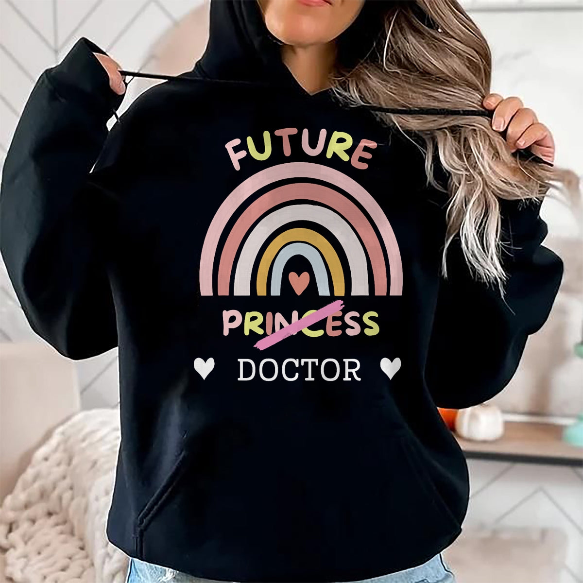 Best Doctor Shirt, Funny Doctor UnisexT-Shirt/Hoodie/Sweatshirt HLT00 - Future Princess Doctor T-Shirt