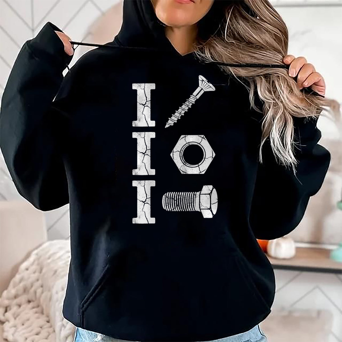 Best Mechanic Life Shirt, Funny Mechanic UnisexT-Shirt/Hoodie/Sweatshirt HLT00 - I Screw I Nut I Bolt Proud Car Auto Mechanic Mens (ON Back) T-Shirt