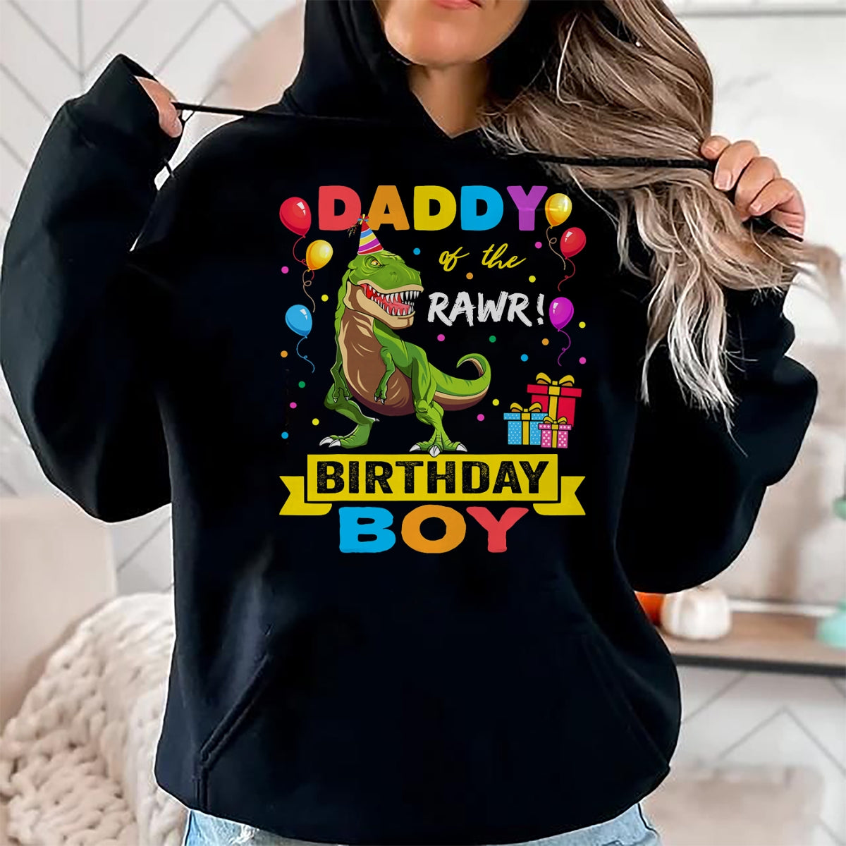 Best Dinosaur Lover Shirt, Funny Dinosaur UnisexT-Shirt/Hoodie/Sweatshirt HLT00 - Daddy Dinosaur Shirt Funny Cute Birthday Boy Family Apparel T-Shirt