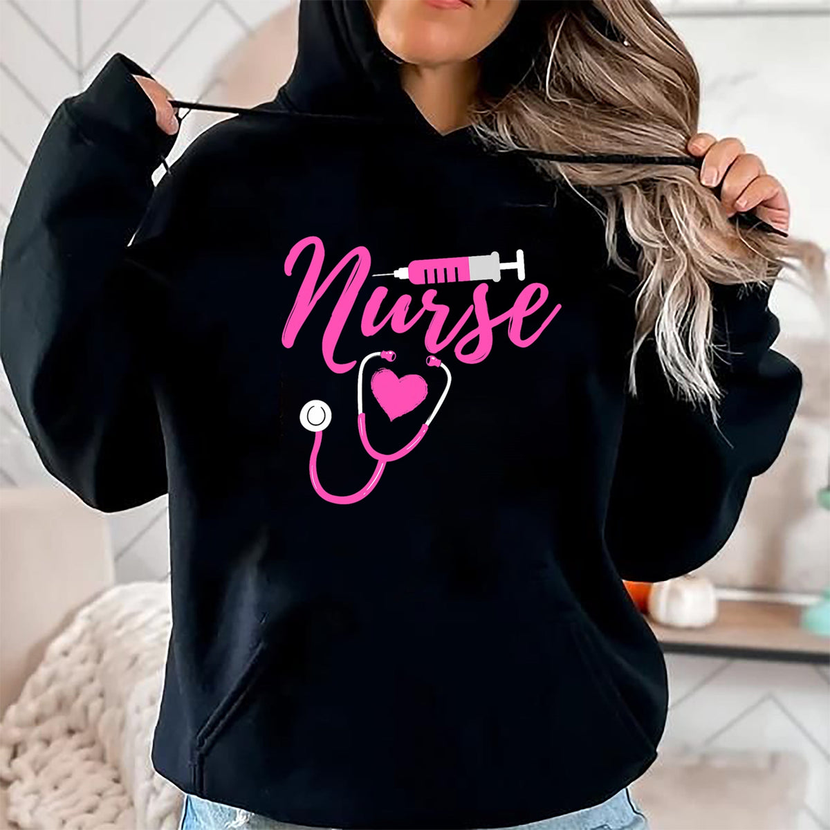 Funny Nurse Shirt, Nurse Unisex T-Shirt/Hoodie/Sweatshirt HLT00 - Happy Nurse Week 2023 Wound Care Nurse RN CNA Work Mom Dad T-Shirt (1)