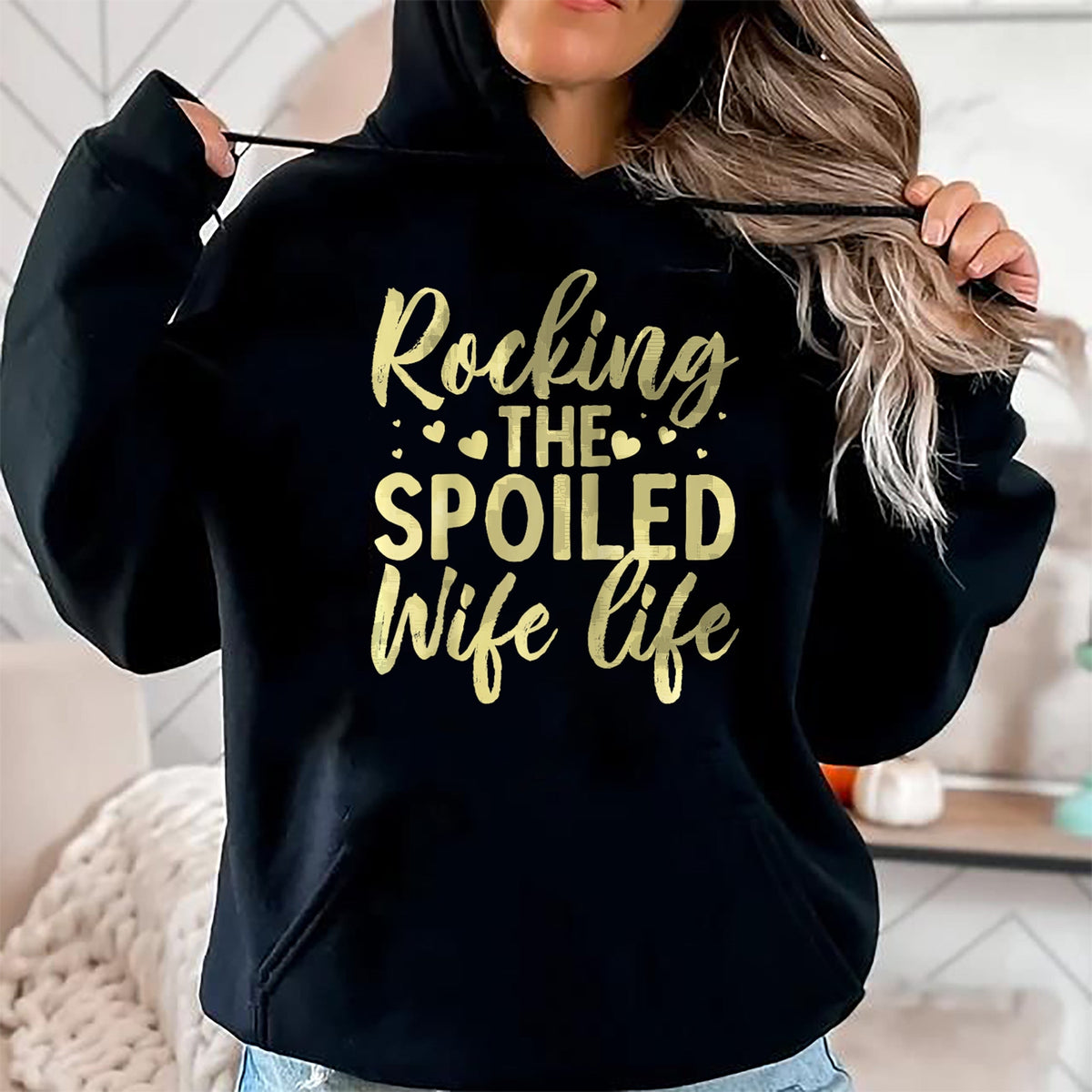 Best Wife Shirt, Wife and Husband Unisex T-Shirt/Hoodie/Sweatshirt HLT00 - Gift for wife T shirt, spoiled wife   Funny Spoiled Wife Art For Women Girls Husband Spoiled Wife Ra (2)