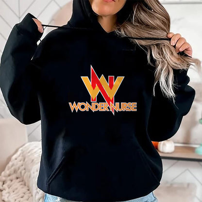 Funny Nurse Shirt, Nurse Unisex T-Shirt/Hoodie/Sweatshirt HLT00 - Wonder Nurse Superhero Costume for RN LPN Nursing Student T-Shirt