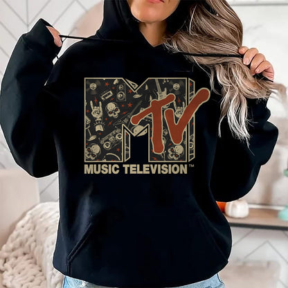 Guitar Lover Shirt, Funny Guitar UnisexT-Shirt/Hoodie/Sweatshirt HLT00 - MTV Rock n Roll Music Hard Heavy Metal Skull Guitar Vintage T-Shirt