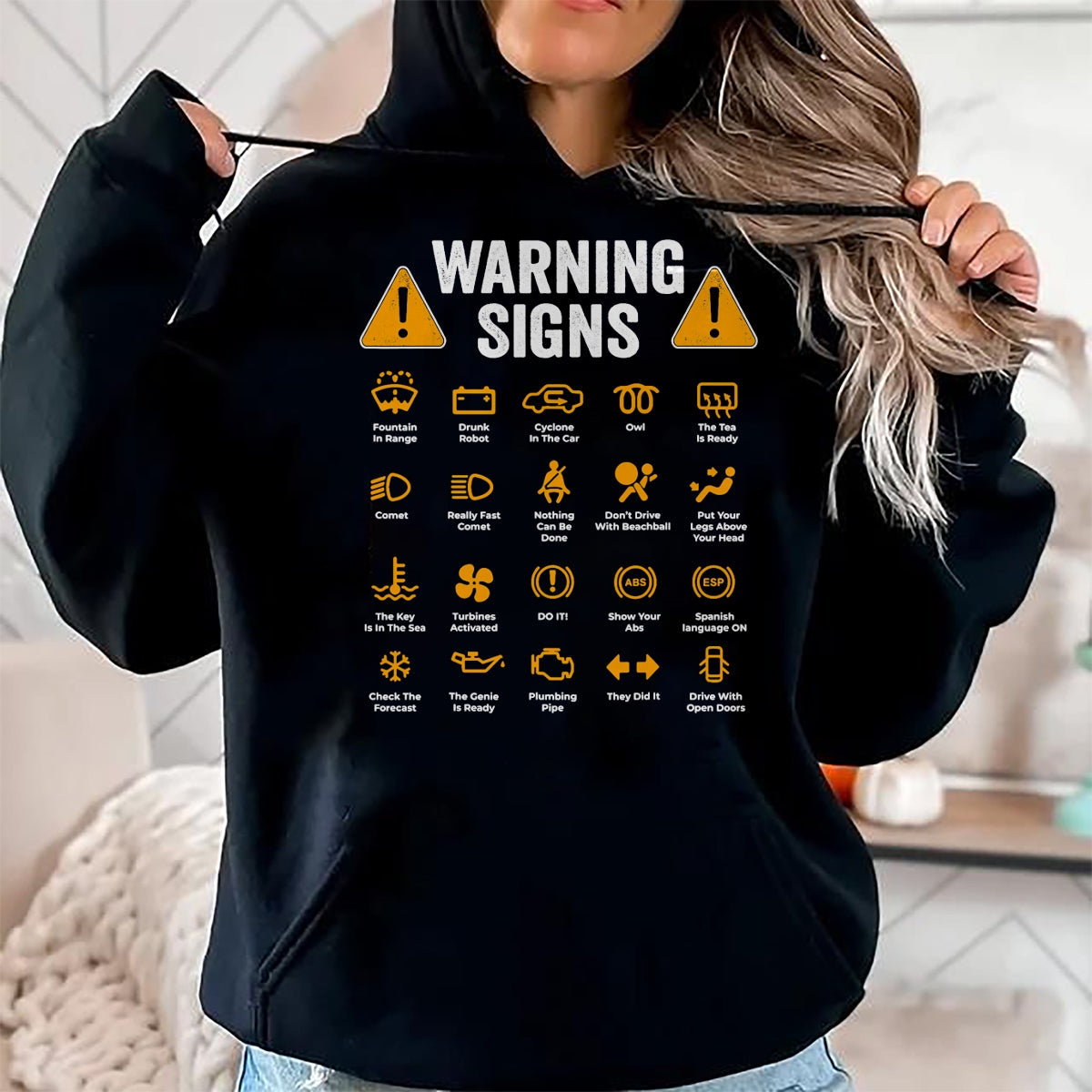 Best Mechanic Life Shirt, Funny Mechanic UnisexT-Shirt/Hoodie/Sweatshirt HLT00 - Funny Driving Warning Signs 101 Auto Mechanic Gift Driver Short Sleeve T-Shirt