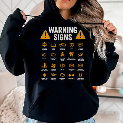 Best Mechanic Life Shirt, Funny Mechanic UnisexT-Shirt/Hoodie/Sweatshirt HLT00 - Funny Driving Warning Signs 101 Auto Mechanic Gift Driver Short Sleeve T-Shirt