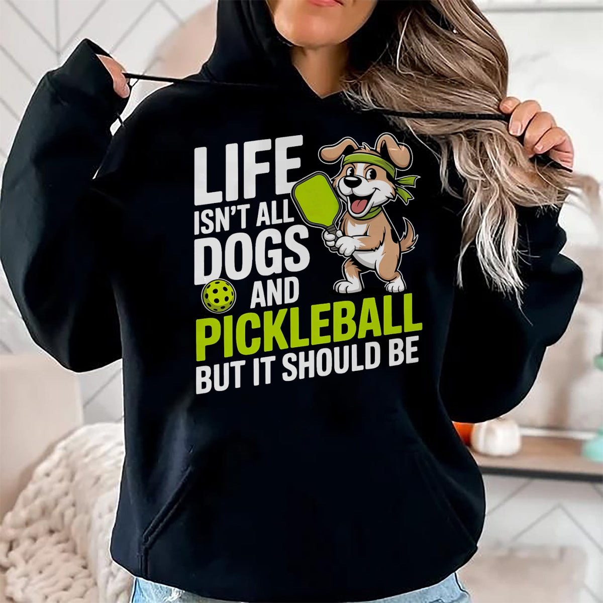 Funny Pickleball Shirt, Pickleball Lover Unisex T-Shirt/Hoodie/Sweatshirt HLT00 - Funny Pickleball Shirt Men Women Player Dog Lover Owner Joke T-Shirt