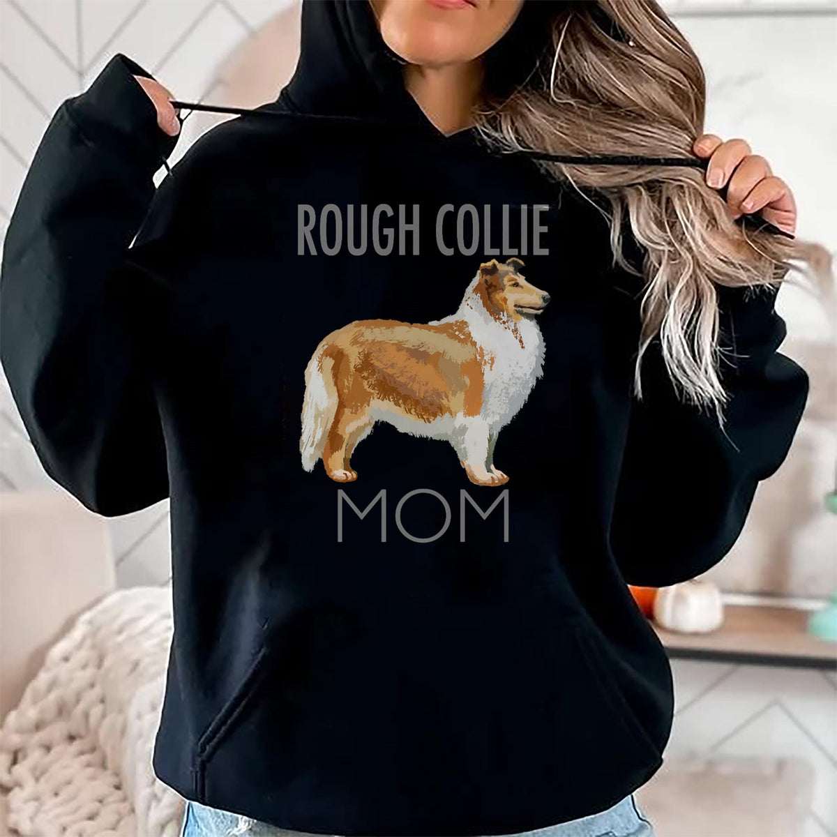 Dog Love Shirt, Dog Lover Gift T-Shirt/Hoodie/Sweatshirt HLT00 - Rough Collie Mom Dog tee shirt T-shirt Tshirt