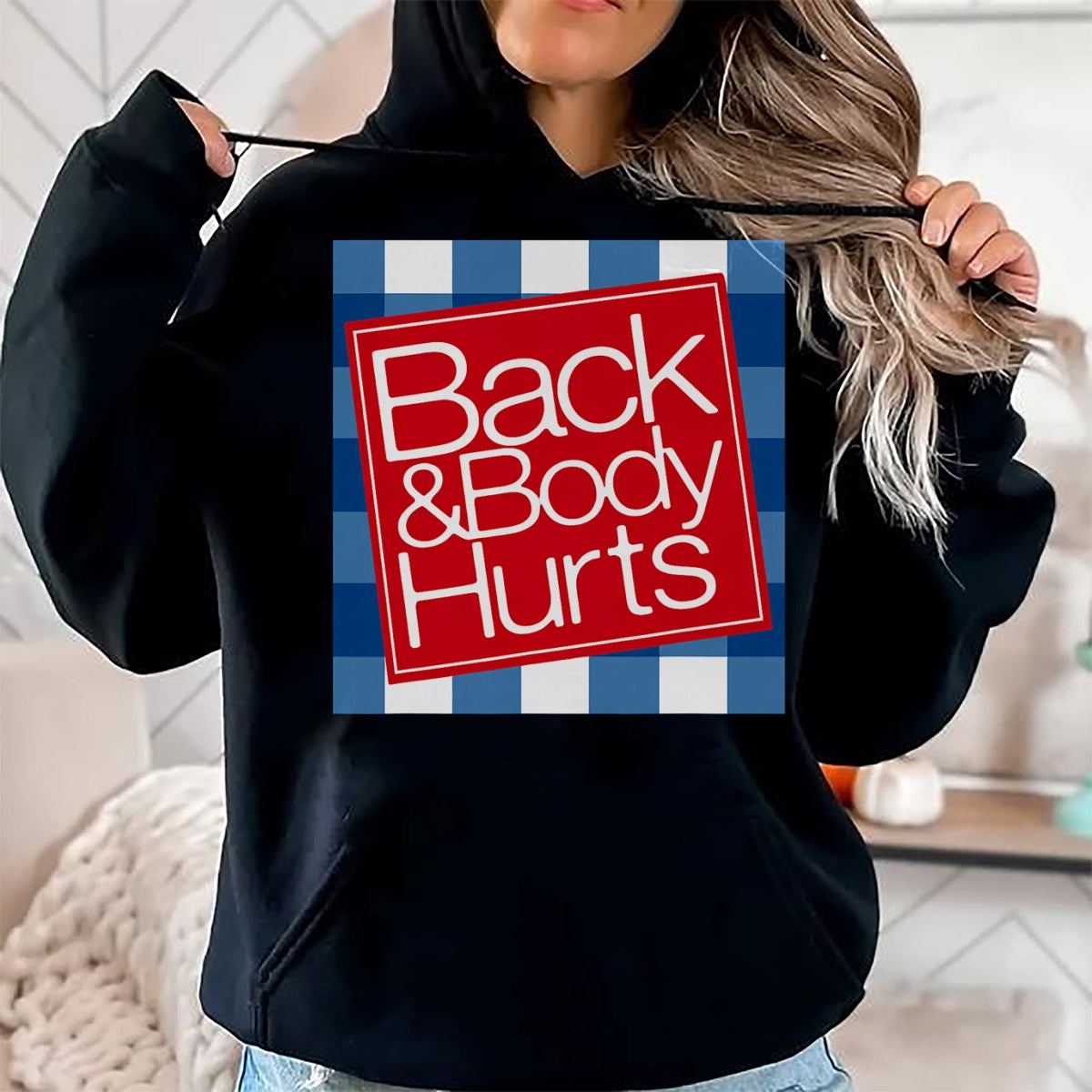 Best Thanksgiving Family Shirt , Funny Thanksgiving UnisexT-Shirt/Hoodie/Sweatshirt HLT00 -Funny Back & Body Hurts Getting Older Humor Design T-Shirt