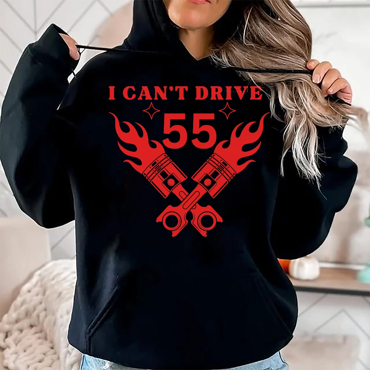 Best Mechanic Life Shirt, Funny Mechanic UnisexT-Shirt/Hoodie/Sweatshirt HLT00 - I Cant Drive 55 Funny Gift Pistons Engine Logo T-Shirt