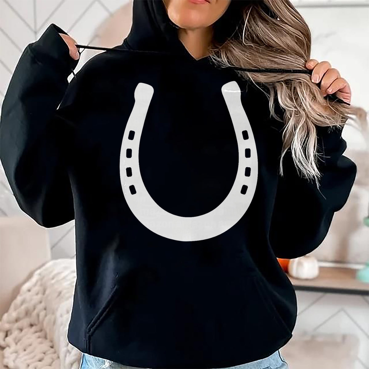 Best Horse Lover Shirt , Funny Horse UnisexT-Shirt/Hoodie/Sweatshirt HLT00 - Horseshoe T-Shirt T-Shirt