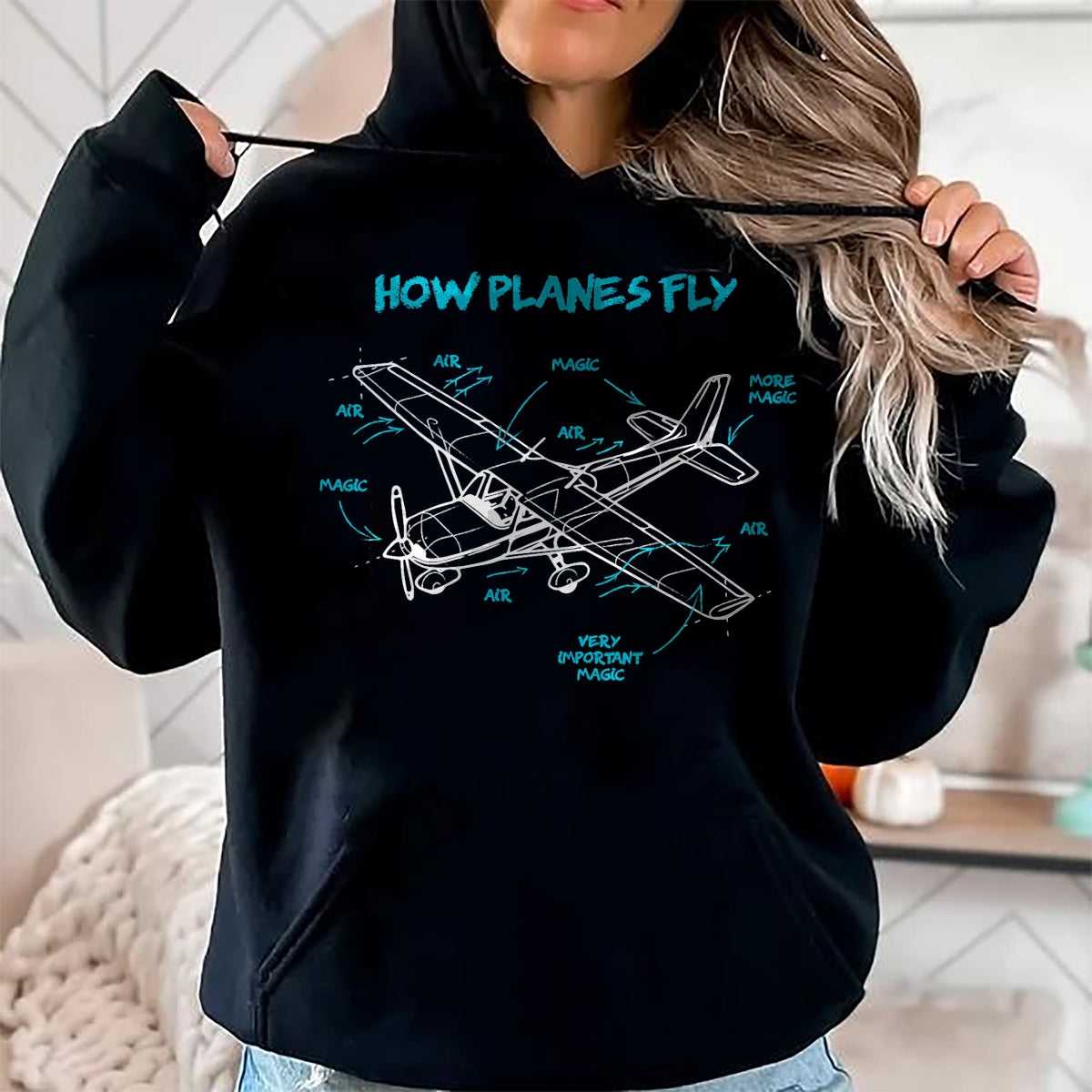 Best Mechanic Life Shirt, Funny Mechanic UnisexT-Shirt/Hoodie/Sweatshirt HLT00 - How Planes Fly How Planes Fly Aviation Pilot T-Shirt