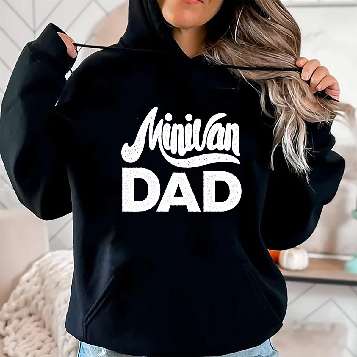 Gift for Dad Shirt, Funny Dad Unisex T-Shirt/Hoodie/Sweatshirt HLT00 – Minivan Dad Mini Van Proud Father Funny Parent Quote Daddy T-Shirt