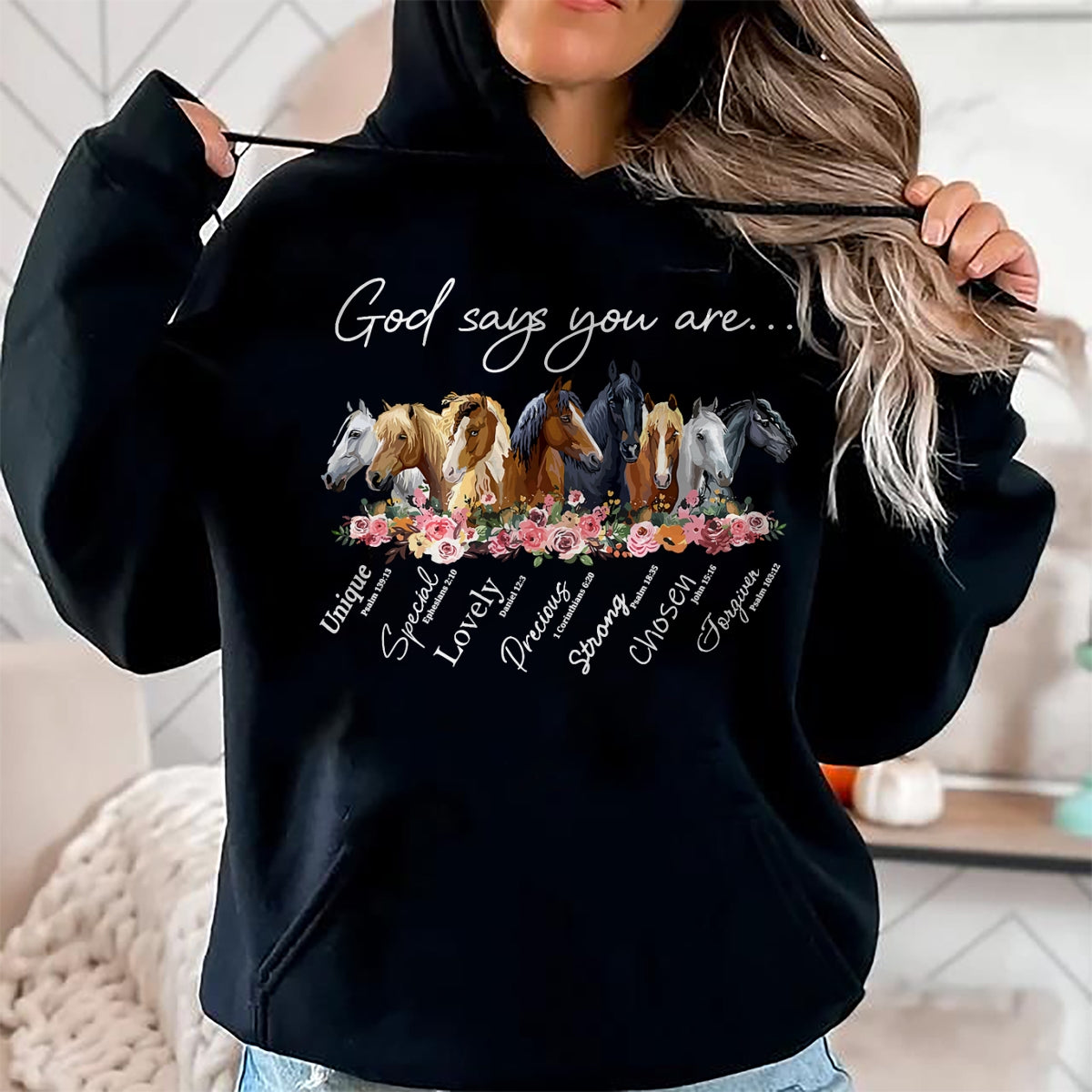 Best Horse Lover Shirt , Funny Horse UnisexT-Shirt/Hoodie/Sweatshirt HLT00 - Horses God Says You are Religious Inspirational Horse Lover T-Shirt