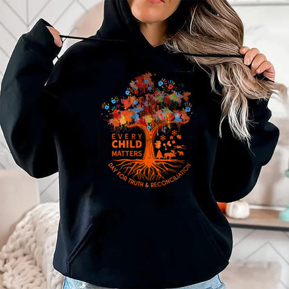 Native American T-Shirts, Vintage Native American Unisex T-Shirt/Hoodie/Sweatshirt HLT00 - Orange Unity Day Native American Every Child