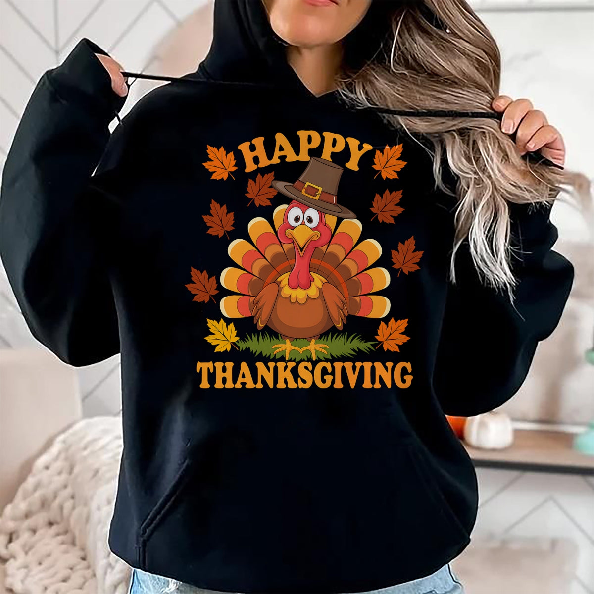 Best Thanksgiving Family Shirt , Funny Thanksgiving UnisexT-Shirt/Hoodie/Sweatshirt HLT00 - Happy Thanksgiving Funny Turkey Family Dinner Thanksgiving T-Shirt (3)
