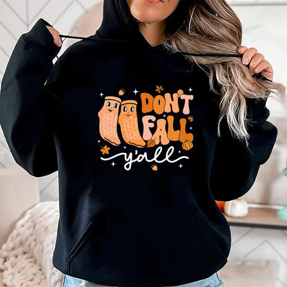 Funny Nurse Shirt, Nurse Unisex T-Shirt/Hoodie/Sweatshirt HLT00 - Don't Fall Y'all Fall Prevention Fall Physical Therapy Nurse T-Shirt