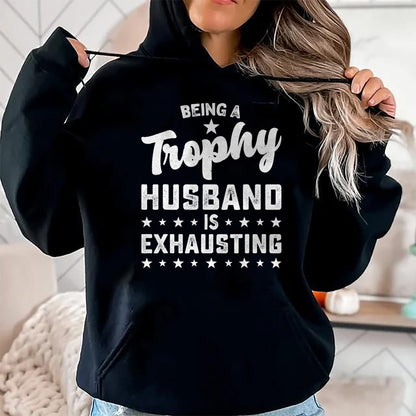 Best Wife Shirt, Wife and Husband Unisex T-Shirt/Hoodie/Sweatshirt HLT00 - Hilarious Husband Joke Funny Father's Day T-Shirt