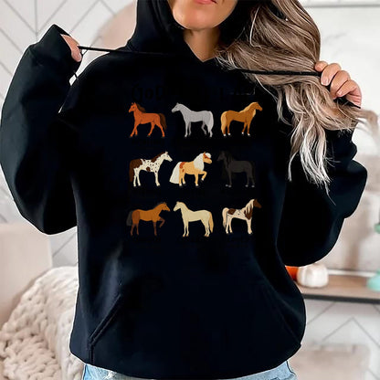 Best Horse Lover Shirt , Funny Horse UnisexT-Shirt/Hoodie/Sweatshirt HLT00 - God Says I Am Horses Christian Women Girls Kids Boy Horse T-Shirt
