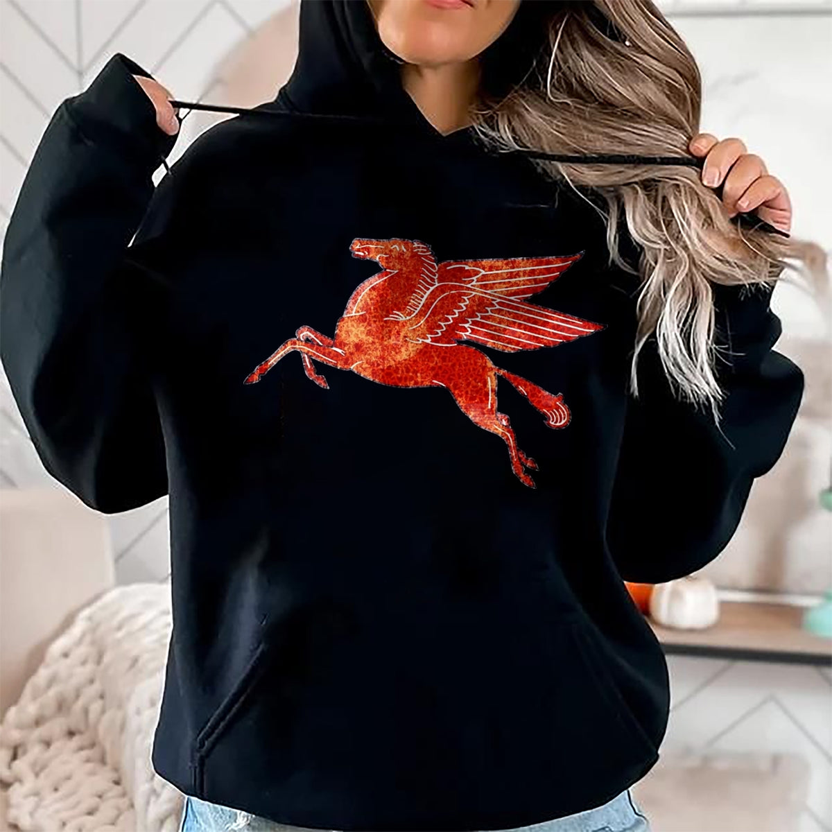 Best Horse Lover Shirt , Funny Horse UnisexT-Shirt/Hoodie/Sweatshirt HLT00 - Pegasus T-Shirt, Men, Black, 3X-Large
