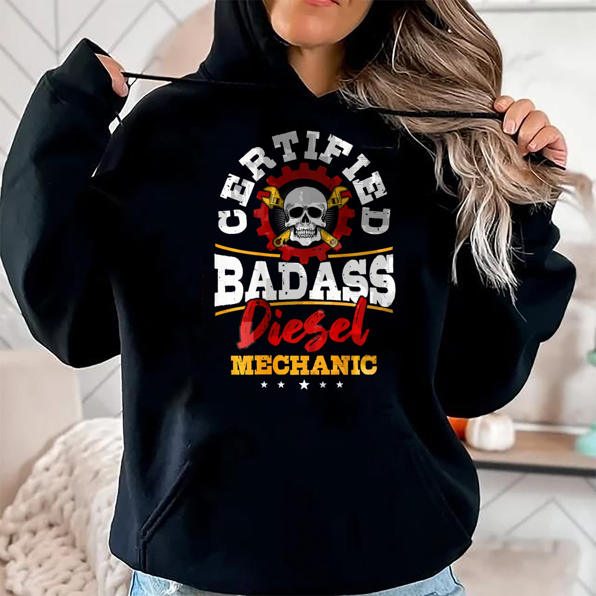 Best Mechanic Life Shirt, Funny Mechanic UnisexT-Shirt/Hoodie/Sweatshirt HLT00 - Diesel Mechanic Gifts Design On Back T-Shirt (1)