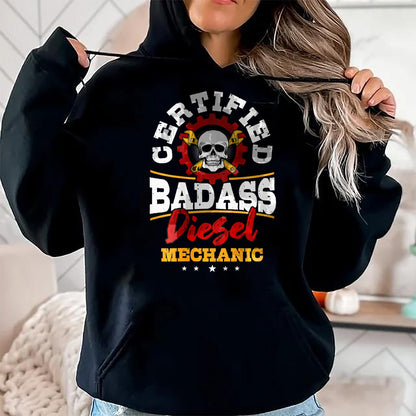 Best Mechanic Life Shirt, Funny Mechanic UnisexT-Shirt/Hoodie/Sweatshirt HLT00 - Diesel Mechanic Gifts Design On Back T-Shirt (1)