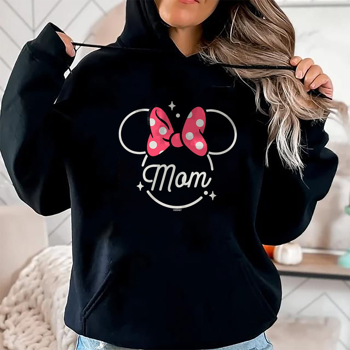 Gift for Mom Shirt, Funny Mom Unisex T-Shirt/Hoodie/Sweatshirt HLT00 - Disney Minnie Mouse Mom Head Icon Magic Mother’s Day T-Shirt