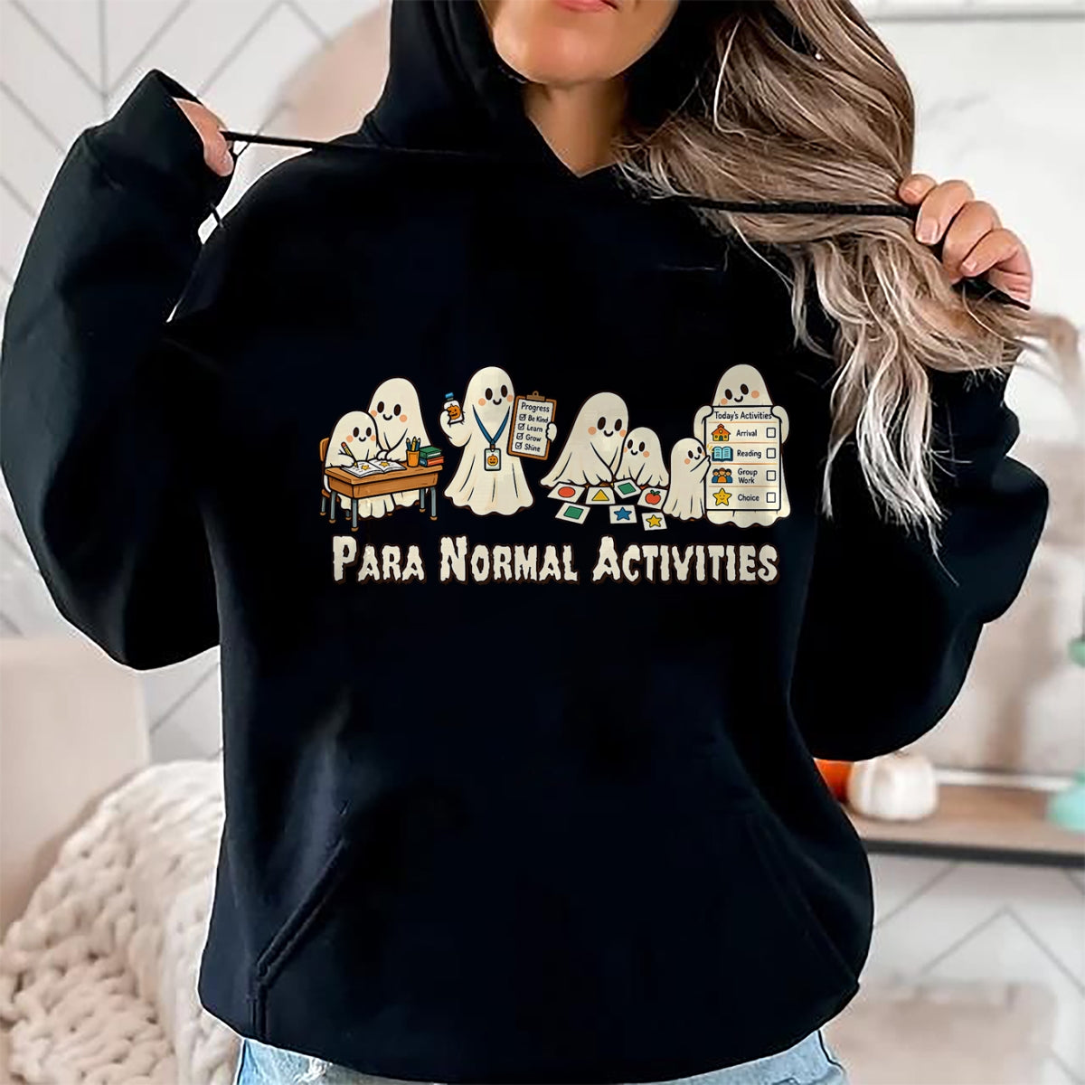 Best Teacher Shirt, Funny Teacher UnisexT-Shirt/Hoodie/Sweatshirt HLT00 - Paraprofessional Halloween Teacher para Normal Activities T-Shirt (2)