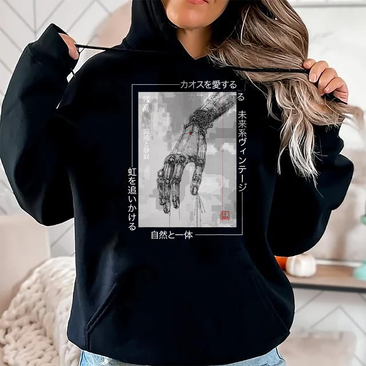 Best Mechanic Life Shirt, Funny Mechanic UnisexT-Shirt/Hoodie/Sweatshirt HLT00 - Futuristic Cyberpunk Hand - Japanese Streetwear Aesthetic T-Shirt