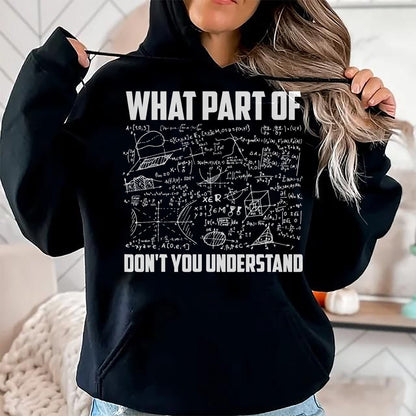 Best Mechanic Life Shirt, Funny Mechanic UnisexT-Shirt/Hoodie/Sweatshirt HLT00 - What Part Of Don't You Understand  Funny Math Teacher Gift Short Sleeve T-Shirt, Black, Small,