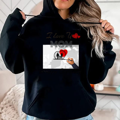 Gift for Mom Shirt, Funny Mom Unisex T-Shirt/Hoodie/Sweatshirt HLT00 - I love you Mom  Awesome Mom Birthday Gift T-Shirt