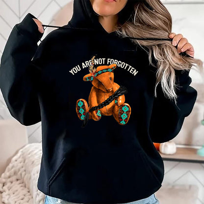 Native American T-Shirts, Vintage Native American Unisex T-Shirt/Hoodie/Sweatshirt HLT00 - You Are Not Forgotten I Native American Women MMIW Awareness (2)