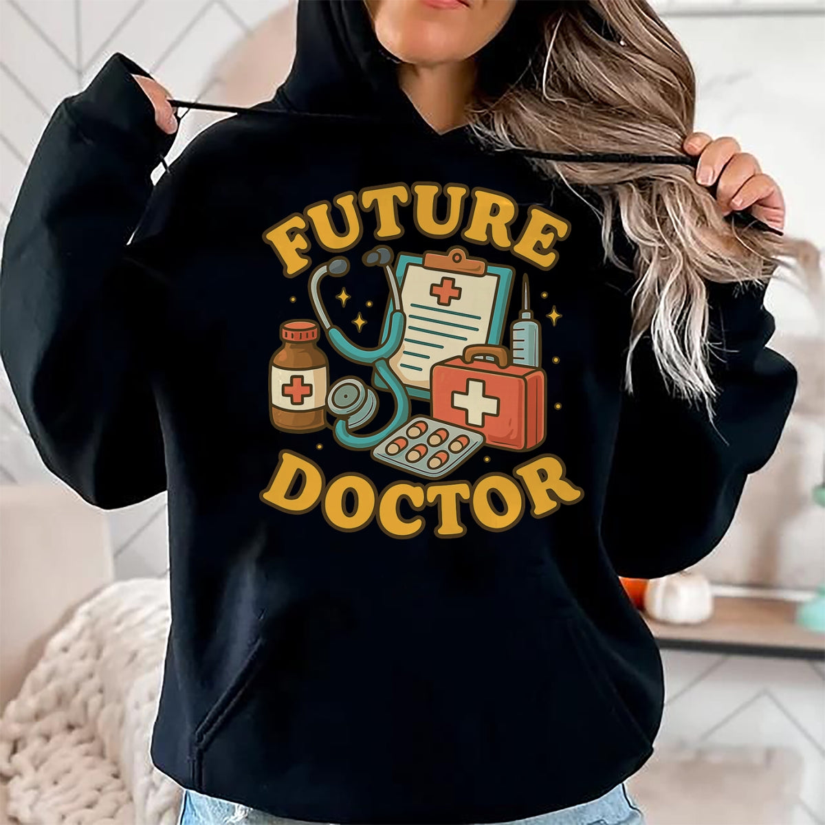 Best Doctor Shirt, Funny Doctor UnisexT-Shirt/Hoodie/Sweatshirt HLT00 - Future Doctor Medical Student for Kids Medical Career T-Shirt