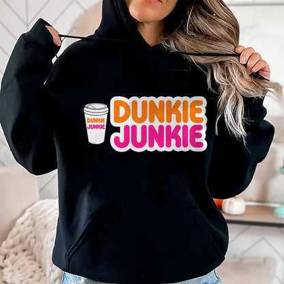 Best Thanksgiving Family Shirt , Funny Thanksgiving UnisexT-Shirt/Hoodie/Sweatshirt HLT00 - Funny Dunkie Junkie Coffee Love Funny Coffee Saying T-Shirt (2)