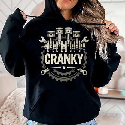 Best Mechanic Life Shirt, Funny Mechanic UnisexT-Shirt/Hoodie/Sweatshirt HLT00 - Cranky Car Engine Crankshaft Cars Lover Mechanics T-Shirt