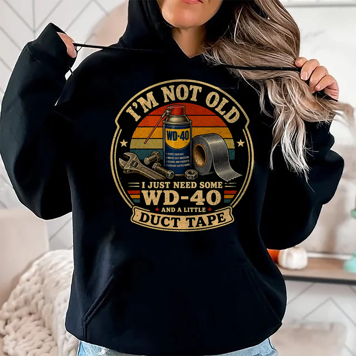 Best Mechanic Life Shirt, Funny Mechanic UnisexT-Shirt/Hoodie/Sweatshirt HLT00 - Funny WD40 Duct Tape Mechanic Dad for Men T-Shirt