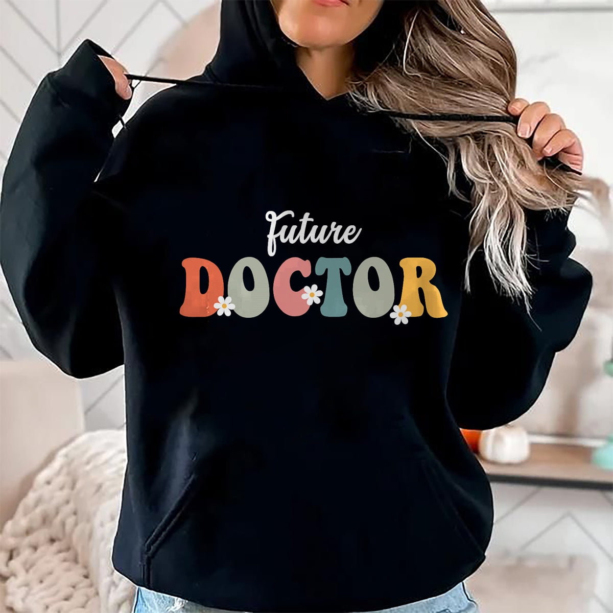 Best Doctor Shirt, Funny Doctor UnisexT-Shirt/Hoodie/Sweatshirt HLT00 - Future Doctor Medicine Retro Groovy For Medical Students T-Shirt