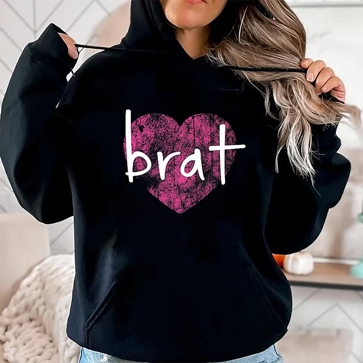 Best Wife Shirt, Wife and Husband Unisex T-Shirt/Hoodie/Sweatshirt HLT00 - brat faded heart vintage spoiled distressed t shirt