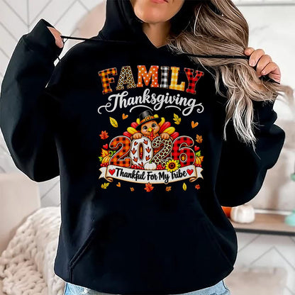 Best Thanksgiving Family Shirt , Funny Thanksgiving UnisexT-Shirt/Hoodie/Sweatshirt HLT00 - Fall Thanksgiving Crew Pumpkin Turkey Pie Autumn Leaves T-Shirt