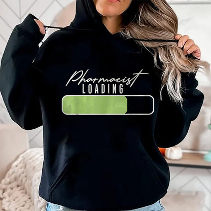 Best Doctor Shirt, Funny Doctor UnisexT-Shirt/Hoodie/Sweatshirt HLT00 - Pharmacist Loading Doctor of Pharmacy Student Future Pharm.D T-Shirt, Women, Black, Large