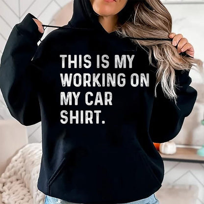 Best Mechanic Life Shirt, Funny Mechanic UnisexT-Shirt/Hoodie/Sweatshirt HLT00 - This Is My Working On My Car Shirt Mechanic Classic Restore T-Shirt
