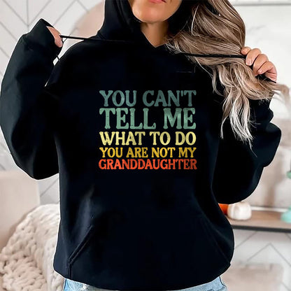 Best Grandpa Shirt, Proud Grandpa Unisex T-Shirt/Hoodie/Sweatshirt HLT00 -Cant Tell Me What To Do Granddaughter Funny Grandma Grandpa T-Shirt (1)