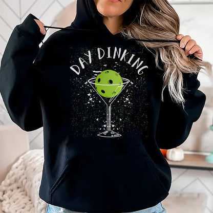 Funny Pickleball Shirt, Pickleball Lover Unisex T-Shirt/Hoodie/Sweatshirt HLT00 - Women's Pickleball Player Paddle Outfit I Pickle Ball Day Dinking V-Neck T-Shirt