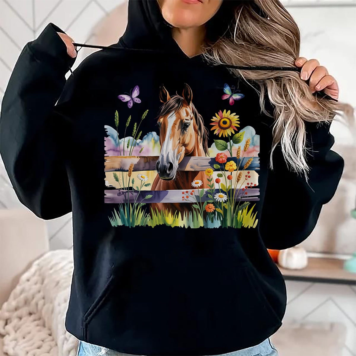 Best Horse Lover Shirt , Funny Horse UnisexT-Shirt/Hoodie/Sweatshirt HLT00 - Horse Riding Beautiful Horse Graphic T-Shirt