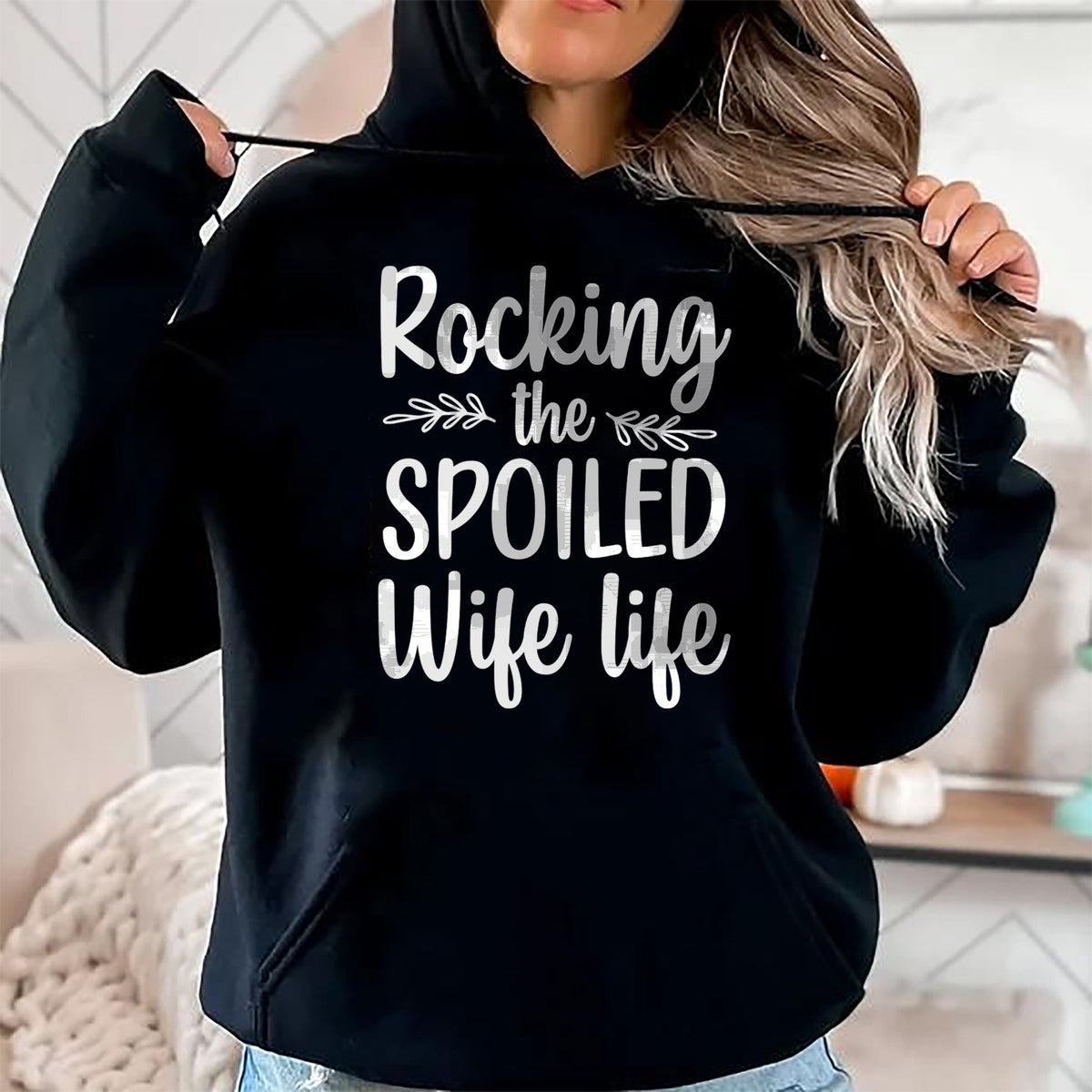 Best Wife Shirt, Wife and Husband Unisex T-Shirt/Hoodie/Sweatshirt HLT00 - Gift for wife T shirt, spoiled wife   Funny Spoiled Wife Art For Women Girls Husband Spoiled Wife Pu (1)