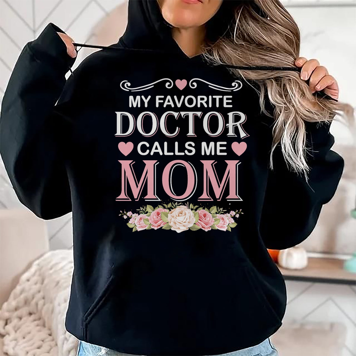 Christmas Shirts for Family, Funny christmas shirts, Christmas Unisex T-Shirt/Hoodie/Sweatshirt HLT00 - Doctor Calls Me Mom Medical School Students T-Shirt